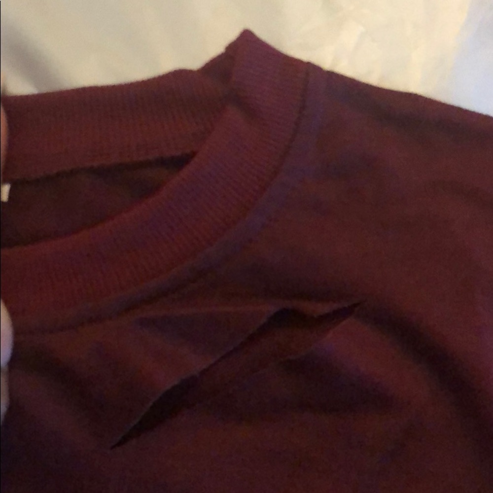 Bundle Only! Ripped Crop Sweater - Picture 4 of 5